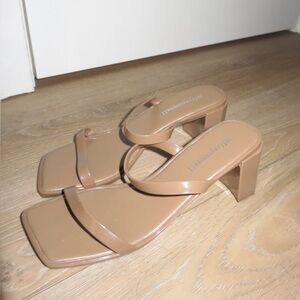 Jeffrey Campbell Tan Heeled Sandals